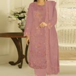 Vipul Fashion Party Wear Design Salwar Kameez Light Pink