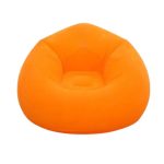 Inflatable Single Lazy Sofa Chair Foldable Outdoor Leisure Thick Sofa Bed