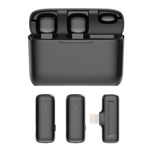 J13 Double Wireleass Microphone with Charging Case for Type-C