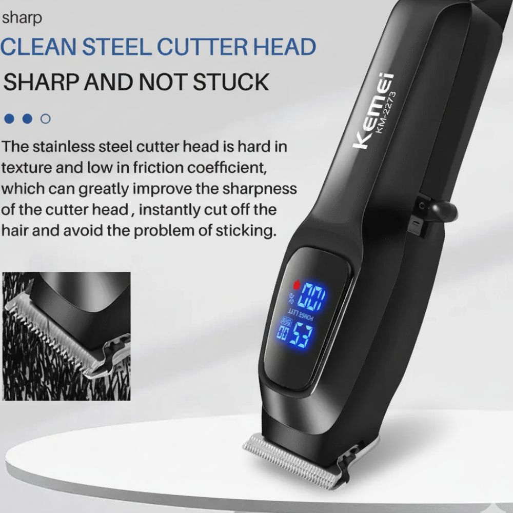 Kemei KM-2273 Professional Rechargeable Hair Clipper - Image 3