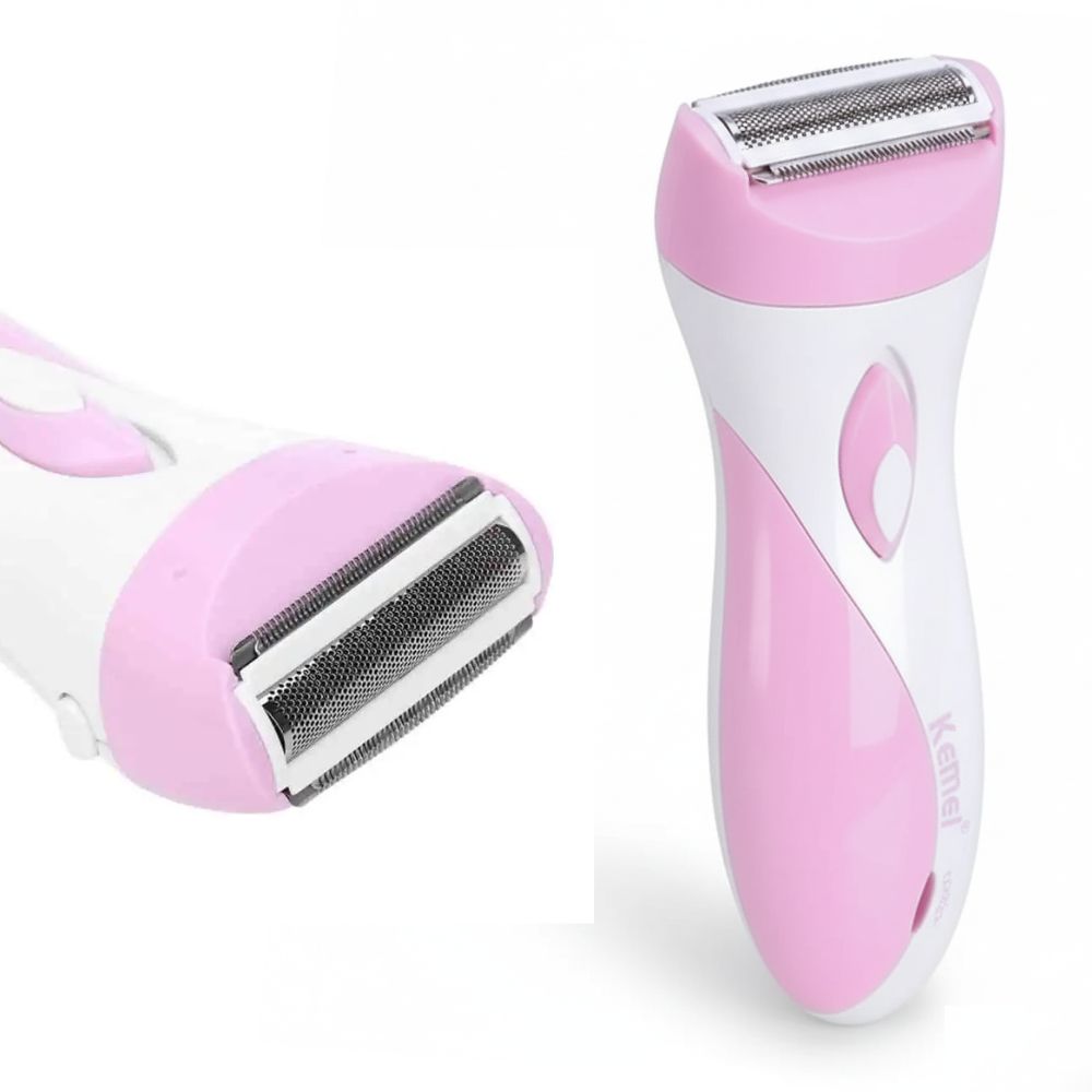 Kemei KM-3018 Rechargeable Lady Shaver Trimmer - Image 3