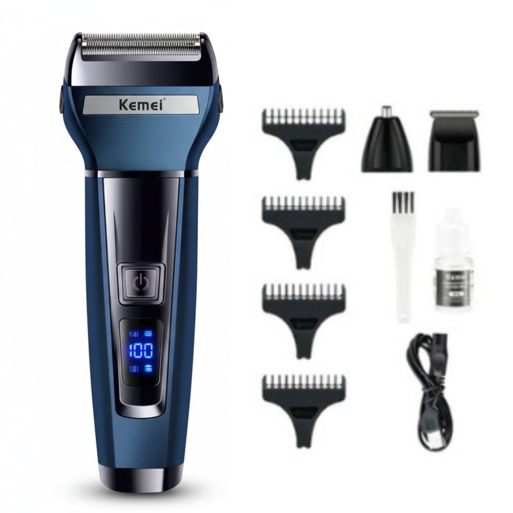 Kemei KM-6541 3 In 1 Rechargeable Grooming Kit Trimmer - Image 2