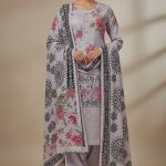 Mango Design Pakistani Salwar Suit Cream Color-D1712
