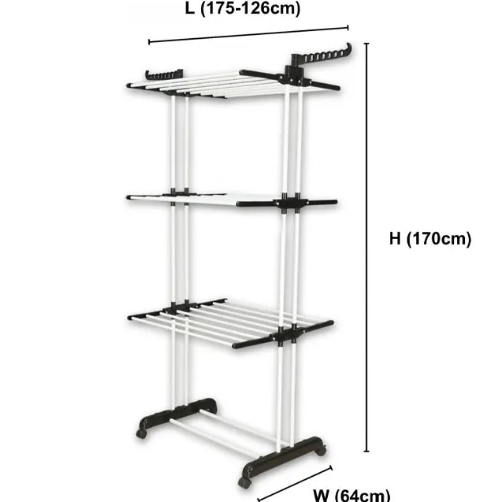 Multifunctional Cloth Drying Rack - Image 3