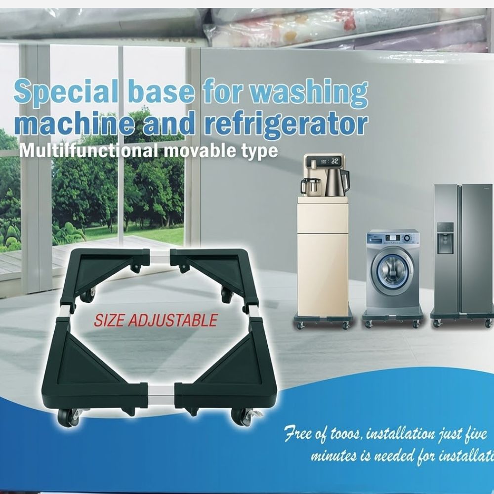 Multifunctional Movable Special Base for Washing Machine & Refrigerator