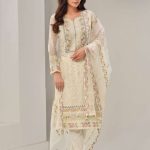 Original Vipul Fashion Amani Party Wear Oragnza Fancy Work Swits Collection 5981