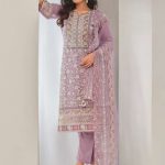 Original Vipul Fashion Amani Party Wear Oragnza Fancy Work Swits Collection 5984