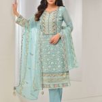 Original Vipul Fashion Amani Party Wear Oragnza Fancy Work Swits Collection 5986