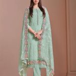Original Vipul Fashion Amina Party Wear Twinkle Chiffon Fancy Work Swits Collection 5994