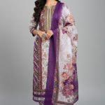 Premium Quality Pure Swis Cotton Printed Three Pieces RBL 53