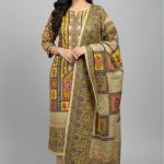 Premium Quality Pure Swis Cotton Printed Three Pieces RBL 02