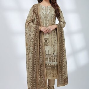 Pure Cotton Premium Quality Printed Three Pieces Salwar Kameez Tex One A&Z BD 3606