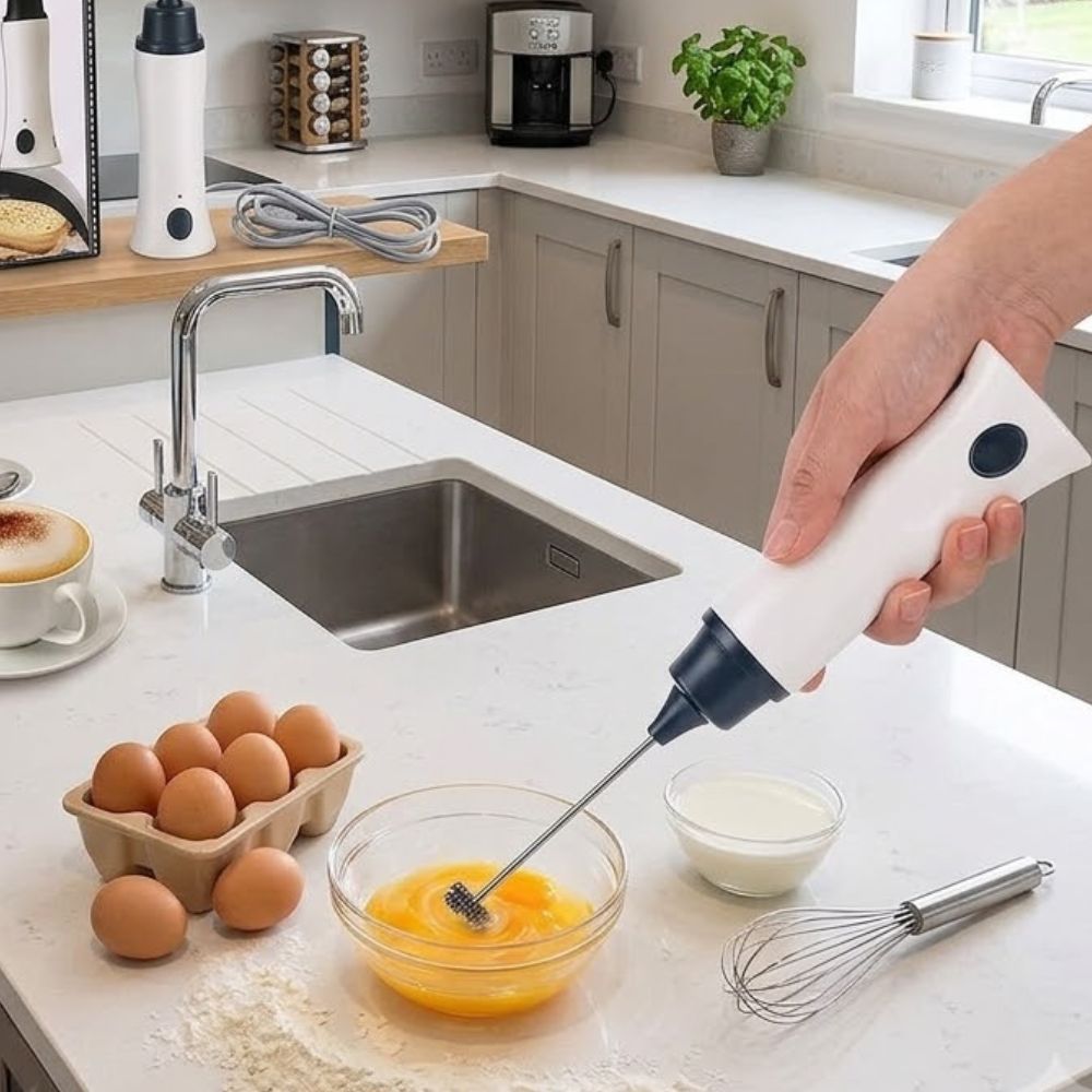 Rechargeable Coffee Mixer Foamer Egg Mixer - Image 2