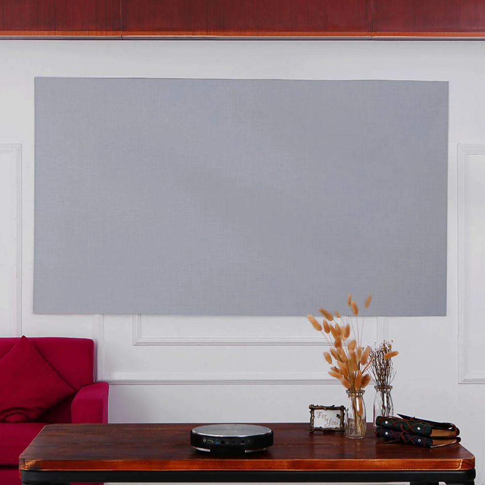 Simple Curtain Anti-Light 60/70/80/100/120 Inches Portable Projector Screen For Home Office and Outdoor - Image 2