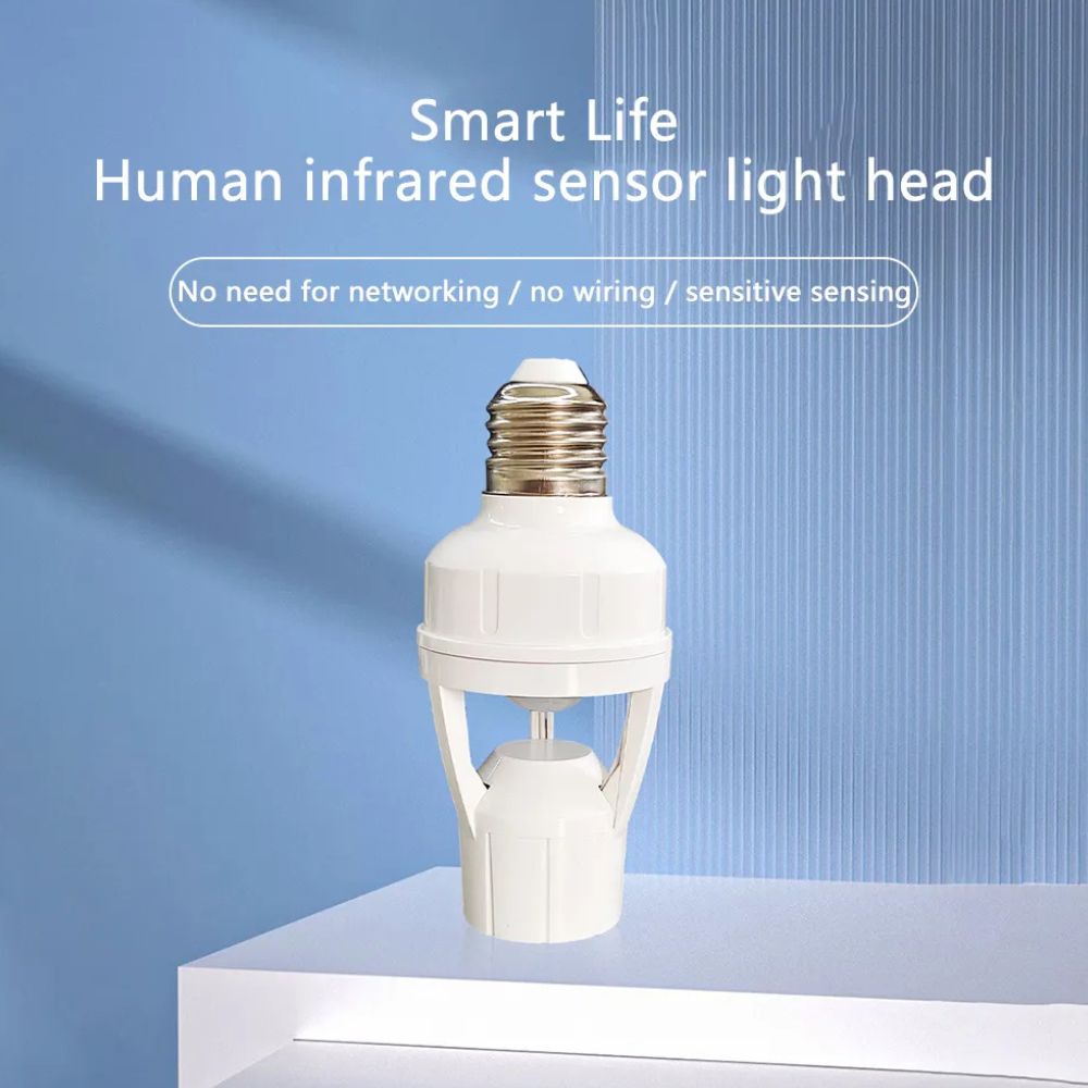 Smart Motion Infrared Sensor Light Bulb Holder E27 / B22 Automatic LED Switch AC 110V 220V - Image 5