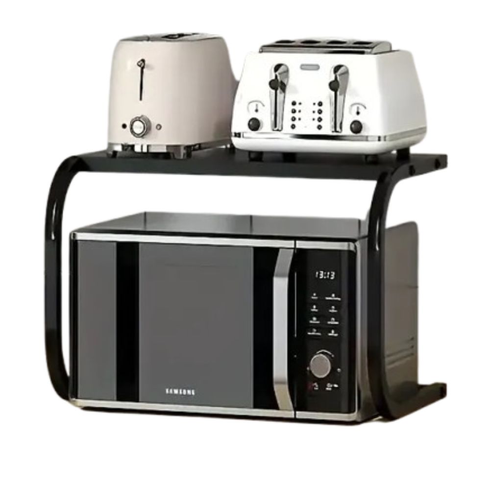 Space-Saving Kitchen Rack – Multifunctional Metal Storage Shelf & Oven Organizer - Image 4