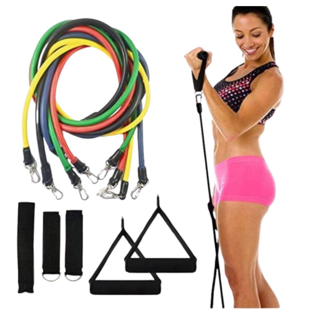 Amplify Your Stretch With Stackable Resistance Workout Band/ Stretching Band - Image 2