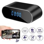 Table Clock WiFi Hidden Camera With Night Vision