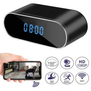 Table Clock WiFi Hidden Camera With Night Vision