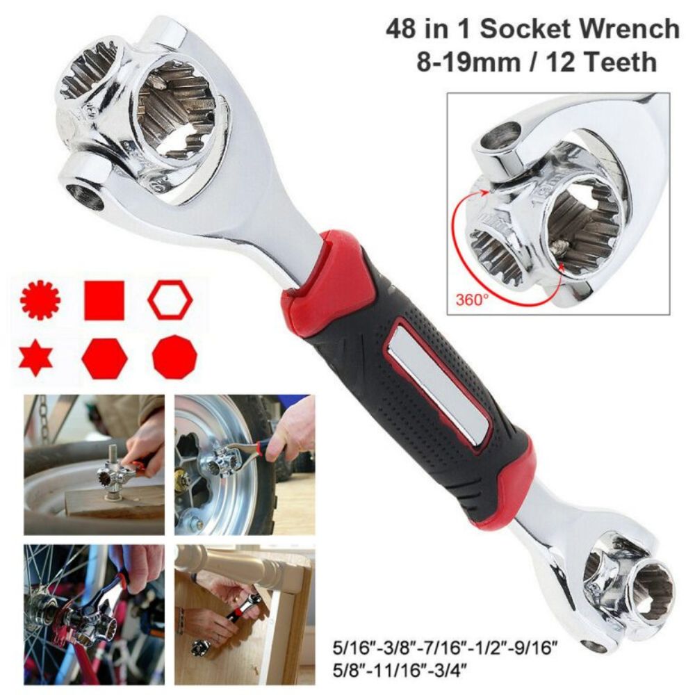 Universal 360 Degree Rotation 48 in 1 Smart Wrench - Image 3