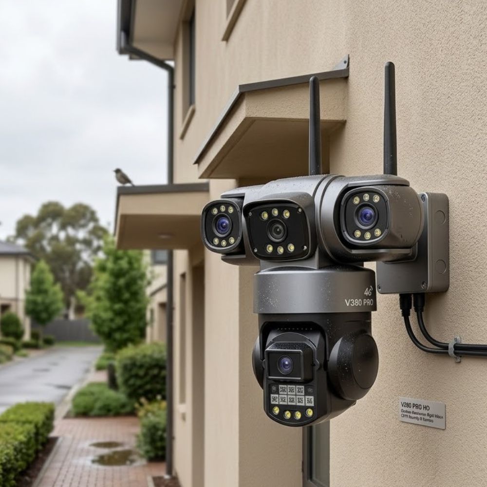 V380 PRO HD Outdoor Waterproof Night Vision CCTV Security IP Camera