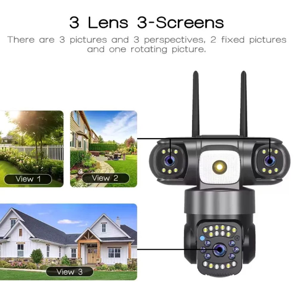 V380 PRO HD Outdoor Waterproof Night Vision CCTV Security IP Camera - Image 4