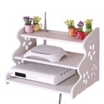 Wall Mount WiFi Router Stand - TV Set-top Box Rack