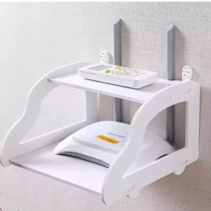 Wall Mounted WiFi Router Stand - TV Set-top Box Rack