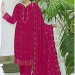 Johra Style Premium Party Wear Peach Color Dress