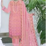 Johra Style Premium Party Wear Pink Color Dress