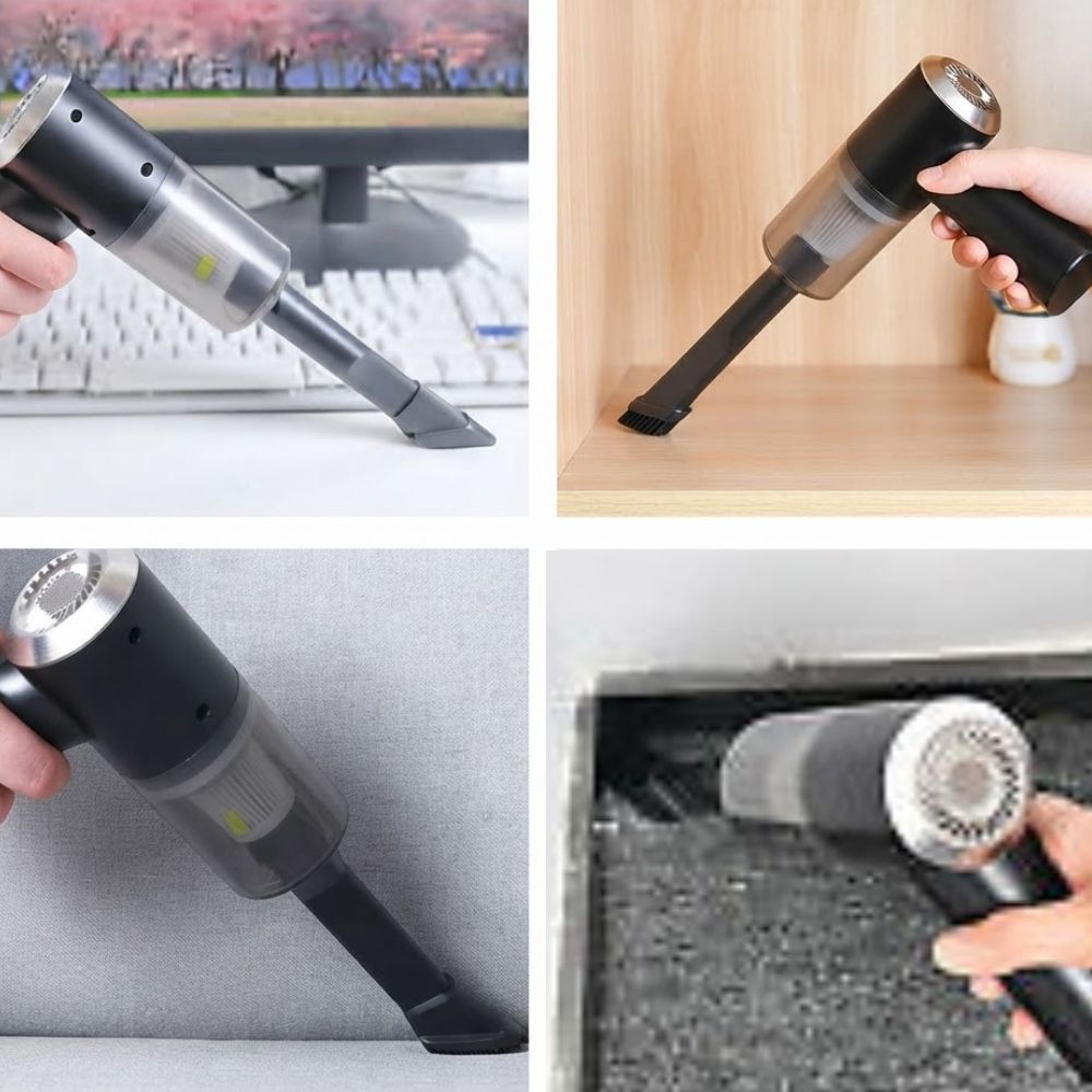 2 in 1 Portable & Rechargeable Wireless Vacuum Cleaner - Image 2