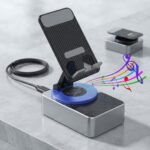 3 in 1 Phone Holder With Bluetooth Speaker