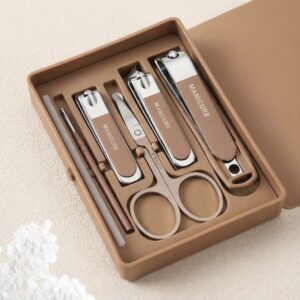 7-in-1 Professional Manicure & Pedicure Set Nail Clipper
