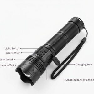 COBA-W 518 Super Bright Powerful LED Torch Light
