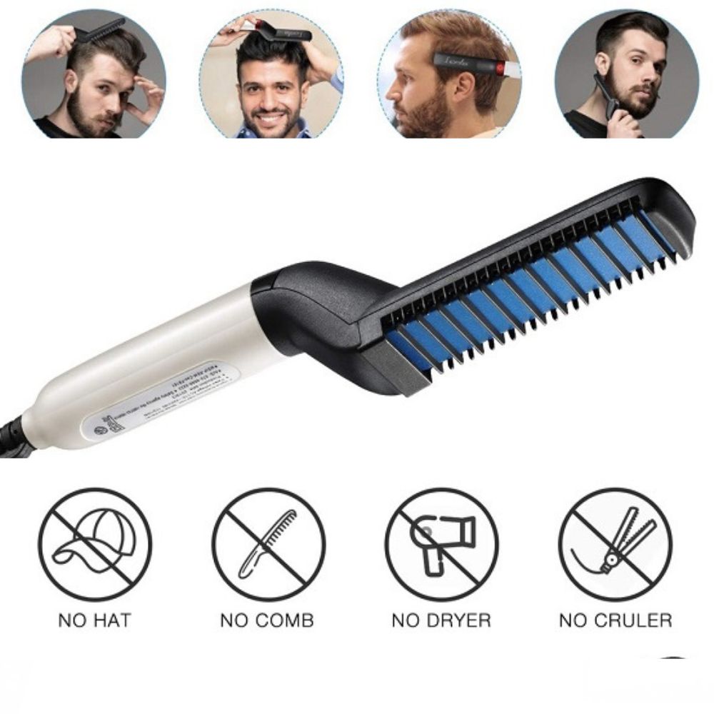 Comb Men Beard and Hair Quick Straightener - Image 2