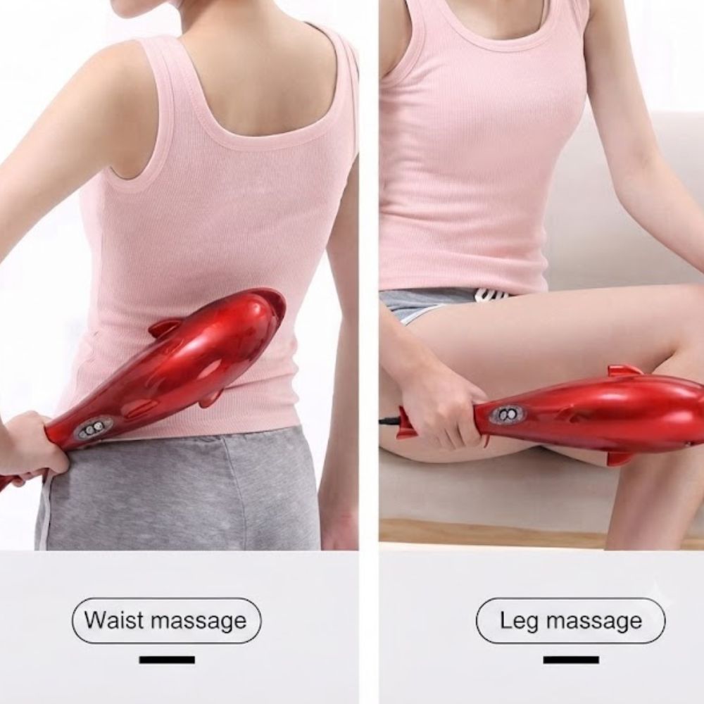 Dolphin Infrared Energy King Body Massager (Red) - Image 4