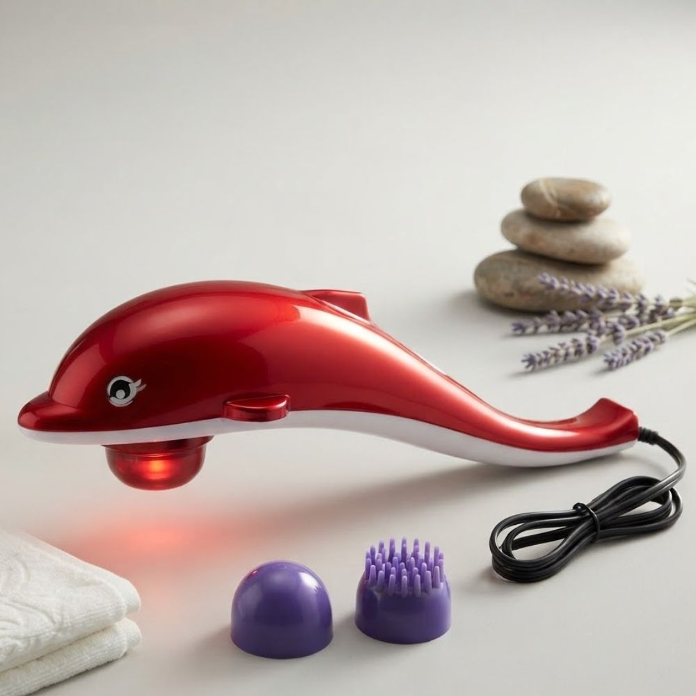 Dolphin Infrared Energy King Body Massager (Red) - Image 2