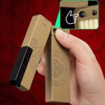 Foldable Jet Flame Lighter with Cigarette Case Box