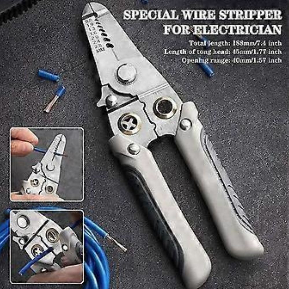 Heavy-Duty Multifunctional Stainless Steel Wire Stripper - Image 3