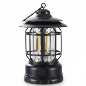 Portable Camping Lantern LED Camping Lamp Vintage