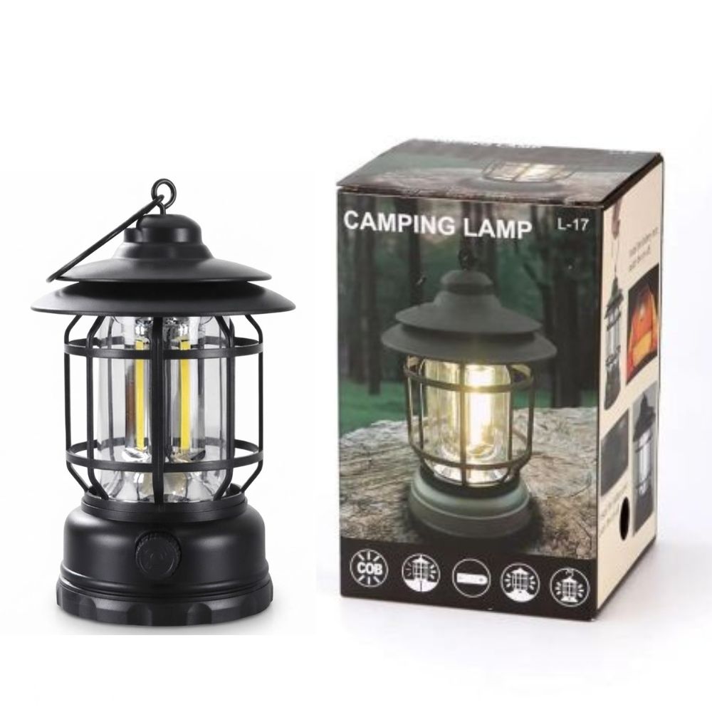 Portable Camping Lantern LED Camping Lamp Vintage - Image 3