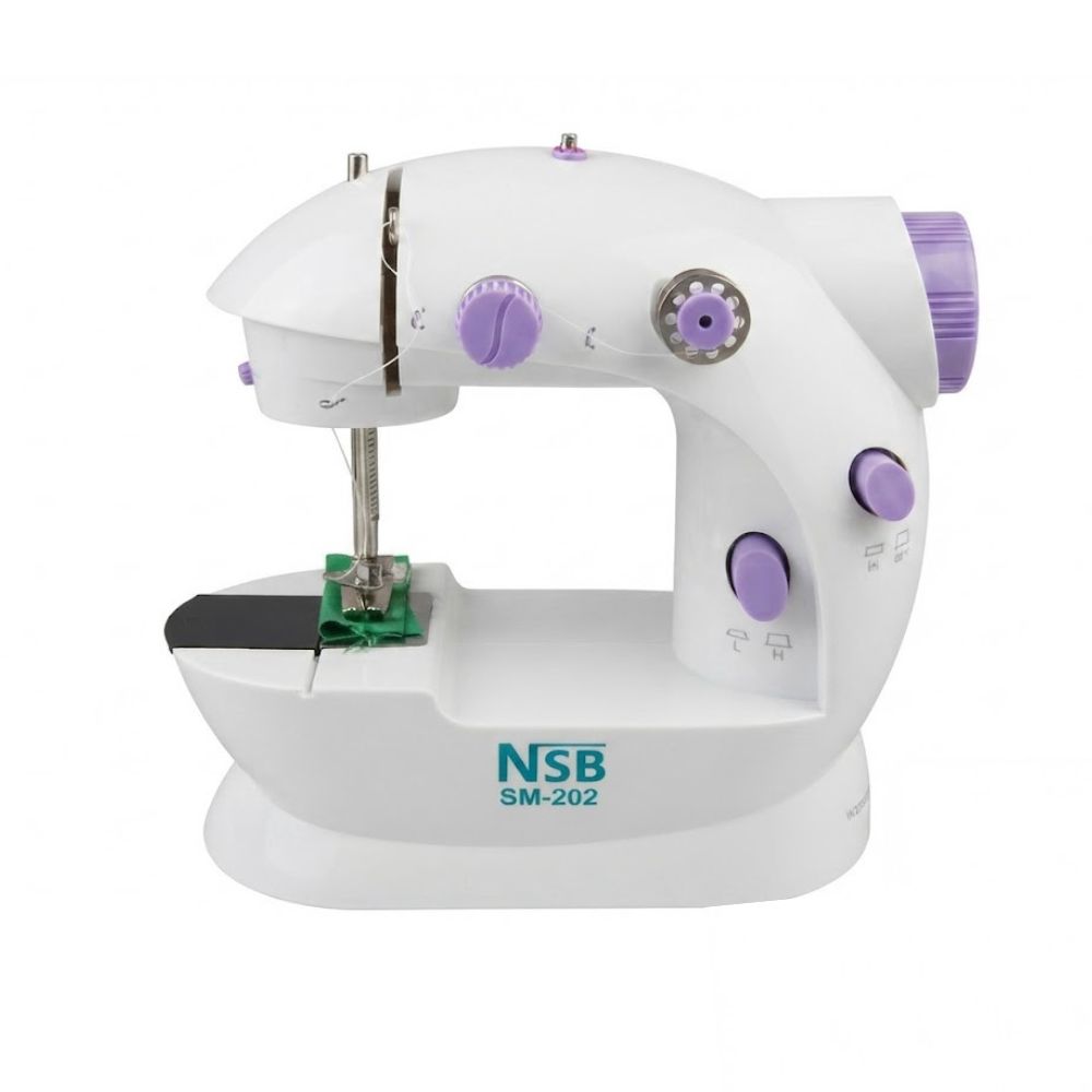 Portable Mini Sewing Machine - White PP