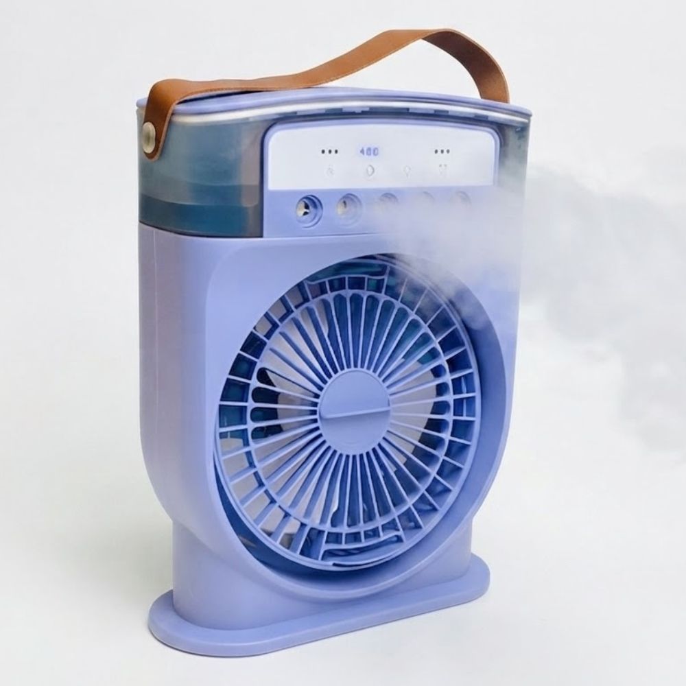 Rechargeable Air Cooler Fan (Double Battery)