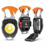 Rechargeable Multi-Tool Keychain Light