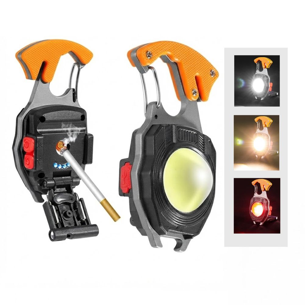 Rechargeable Multi-Tool Keychain Light - Image 2