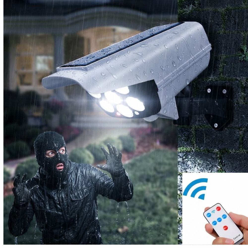 77 LED Solar Motion Sensor Remote Controlled lamp - Image 3