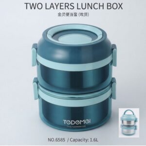 Tedemei Double‑Layer Stainless Steel Lunch Box