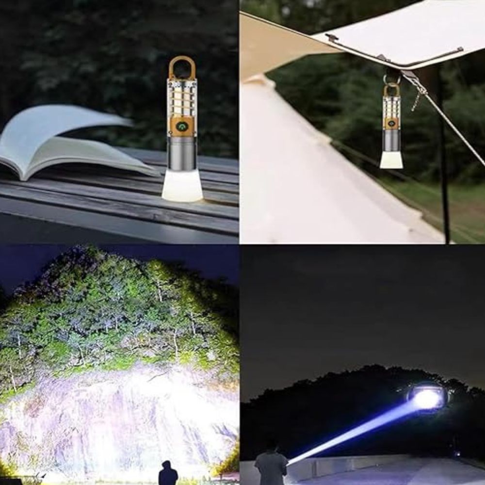 Versatile USB Rechargeable Camping Flashlight X-10 - Image 2