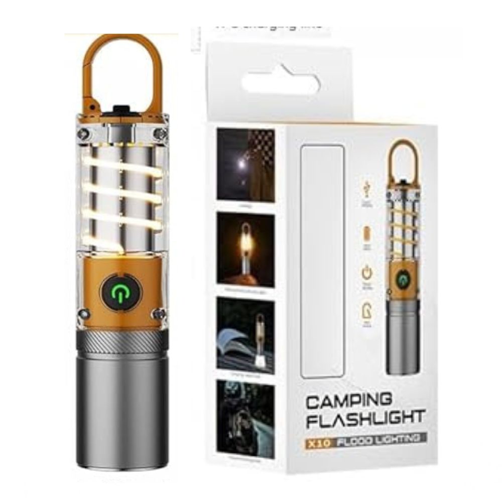 Versatile USB Rechargeable Camping Flashlight X-10 - Image 3