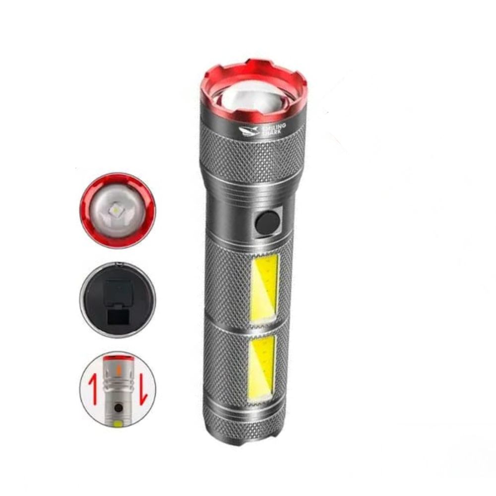 X03 Aluminum Alloy Body Rechargeable Torch